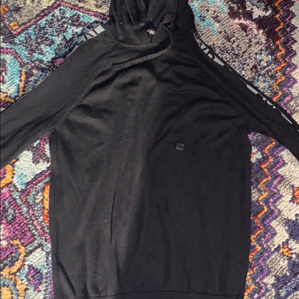 Never worn express hoodie with sleeve detailing